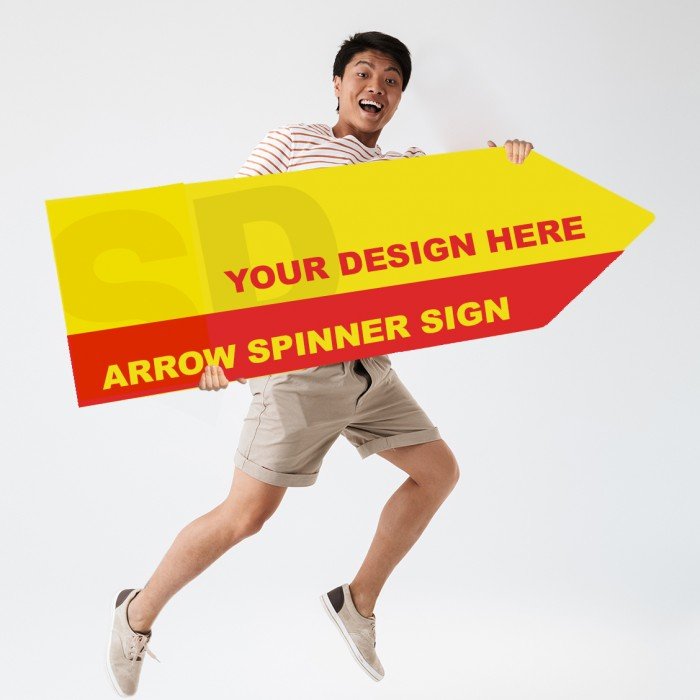 Arrow Spinner Signs