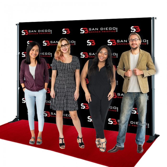 Red Carpet For Step and Repeat Backdrop (Only Carpet) - Image 3
