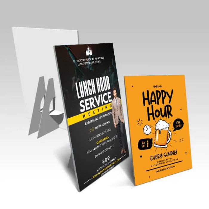 Tabletop Banner Stands